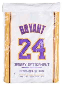 2017 Kobe Bryant LA Lakers #8 & #24 Sealed Retirement Jersey SGA Giveaway 12/18/17